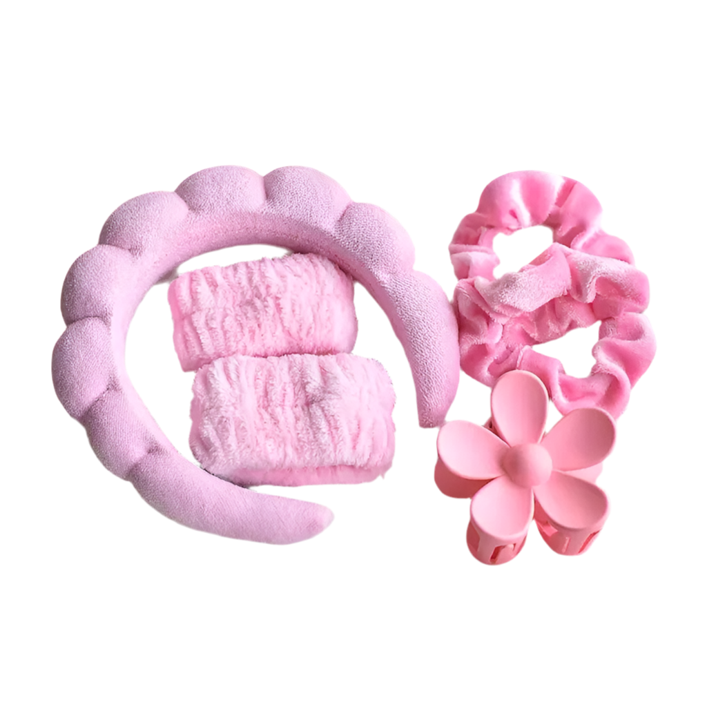 Bandeau démaquillage skincare 6 pcs